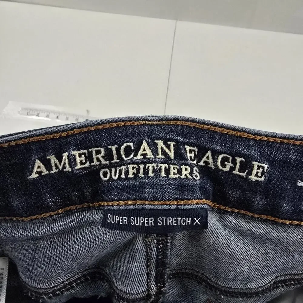 American Eagle super super stretch x jeans hi rise jegging 4 reg‎ 5036
